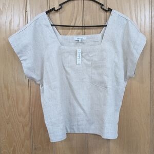 Madewell boxy top.